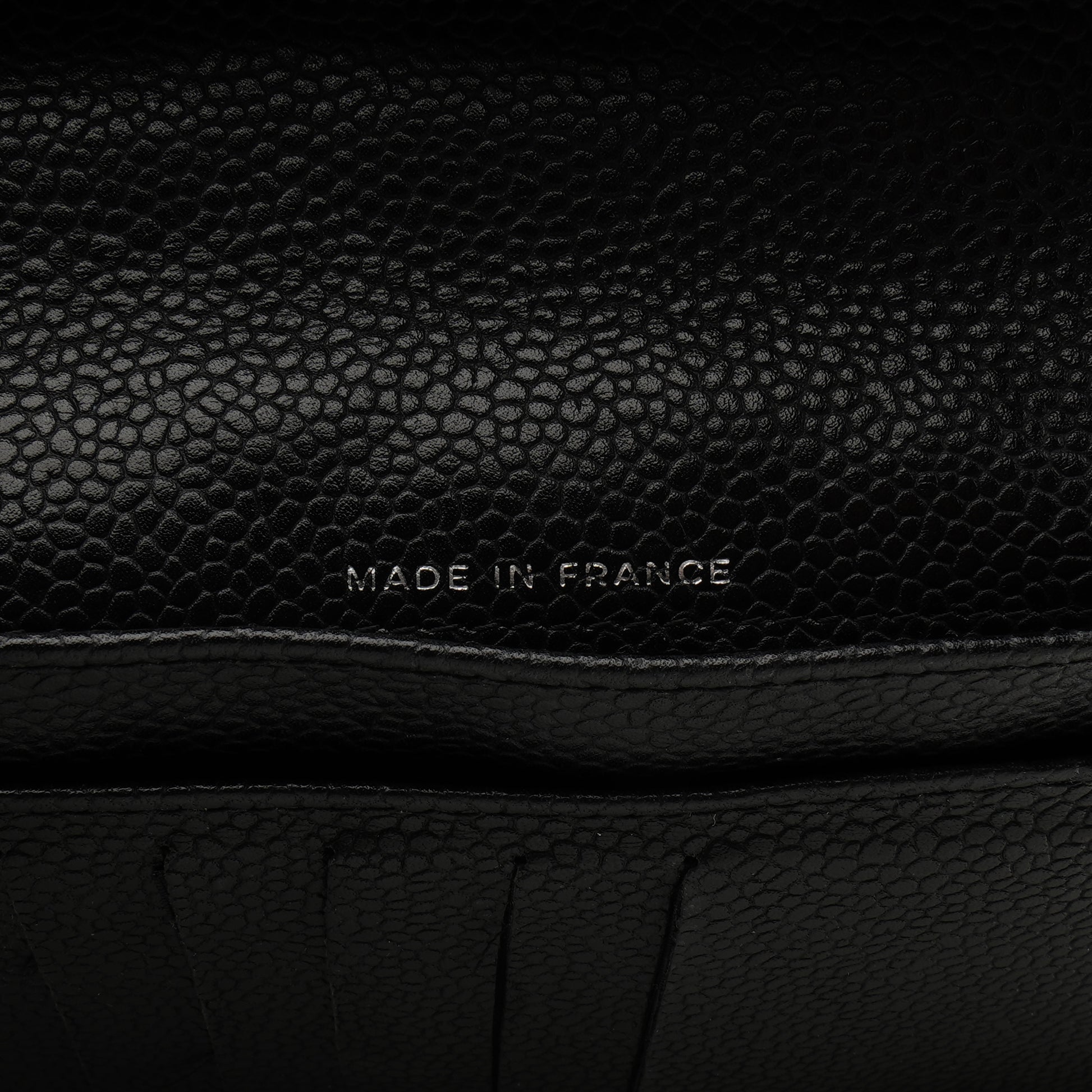 Chanel Yen Wallet Caviar