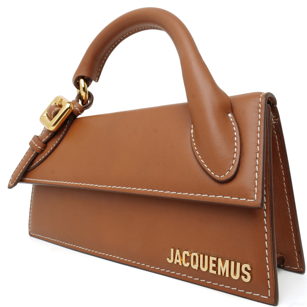 Jacquemus Le Chiquito Long Boucle Brown