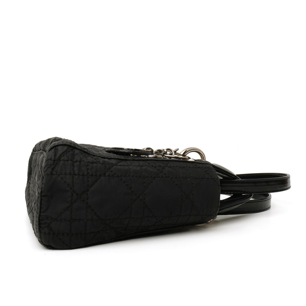 Dior Lady Dior Micro Nylon Black SHW