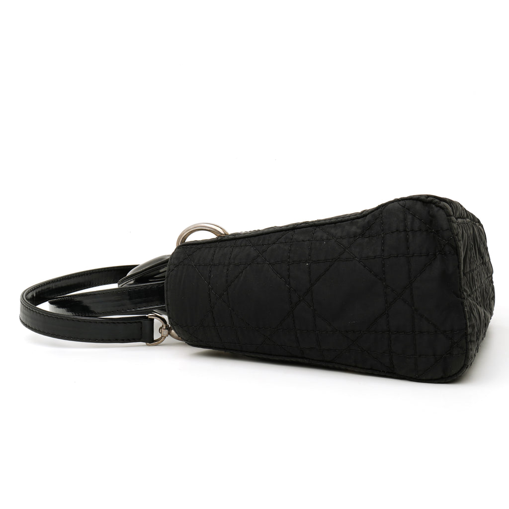 Dior Lady Dior Micro Nylon Black SHW