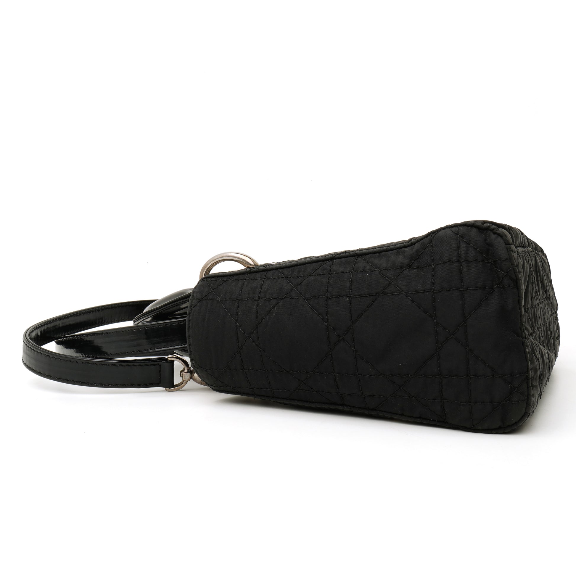 Dior Lady Dior Micro Nylon Black SHW