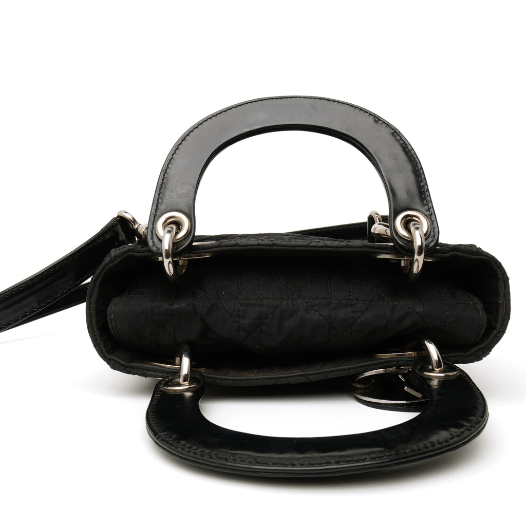 Dior Lady Dior Micro Nylon Black SHW