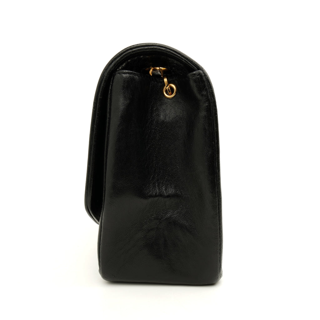 Chanel Diana Small Lambskin Black GHW
