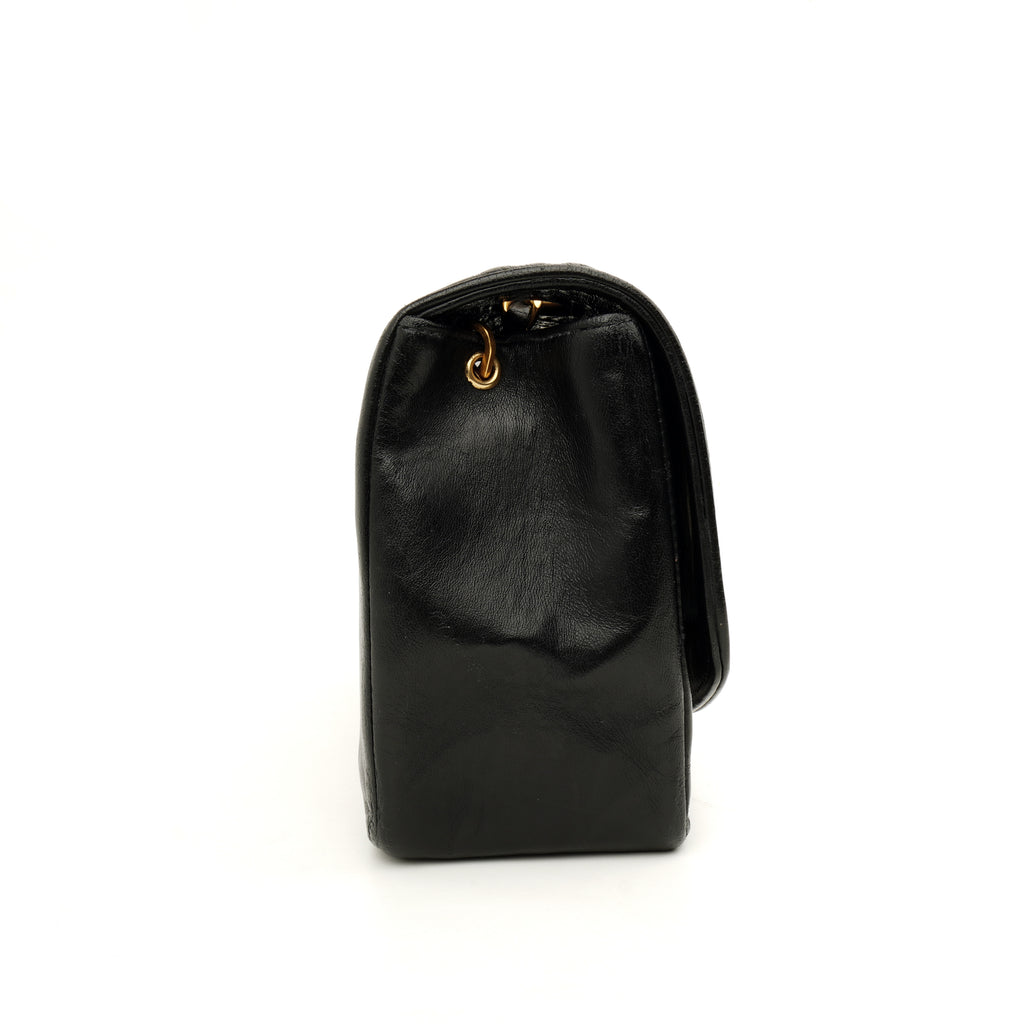 Chanel Diana Small Lambskin Black GHW
