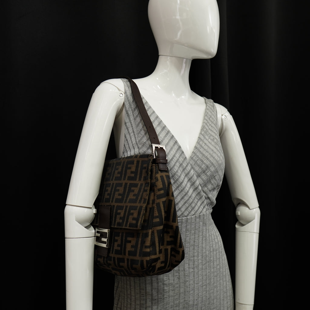 Fendi Mamma Baguette Zucca