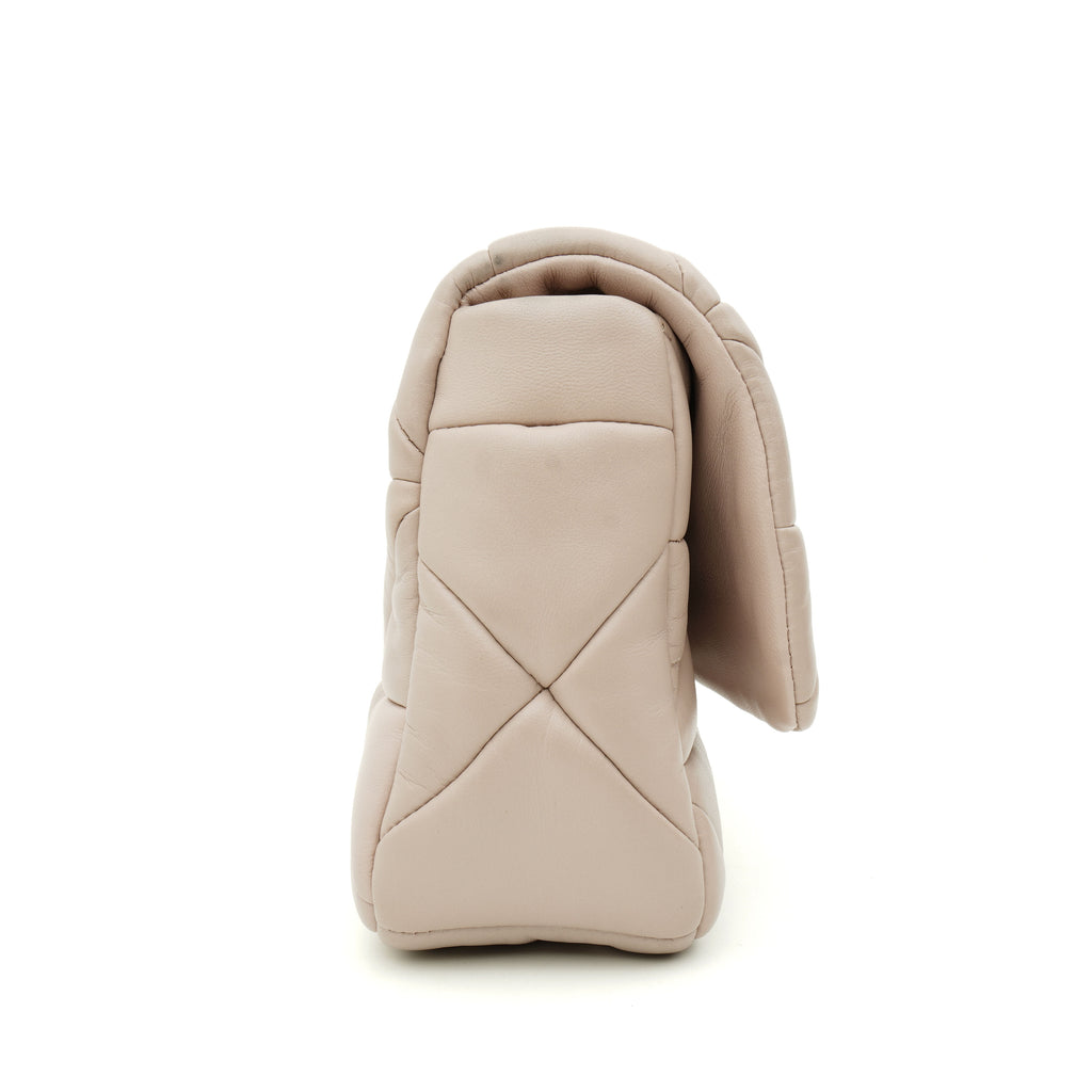 Prada Nappa Re-Nylon Triangle Quilted Patchwork Ninfea Flap