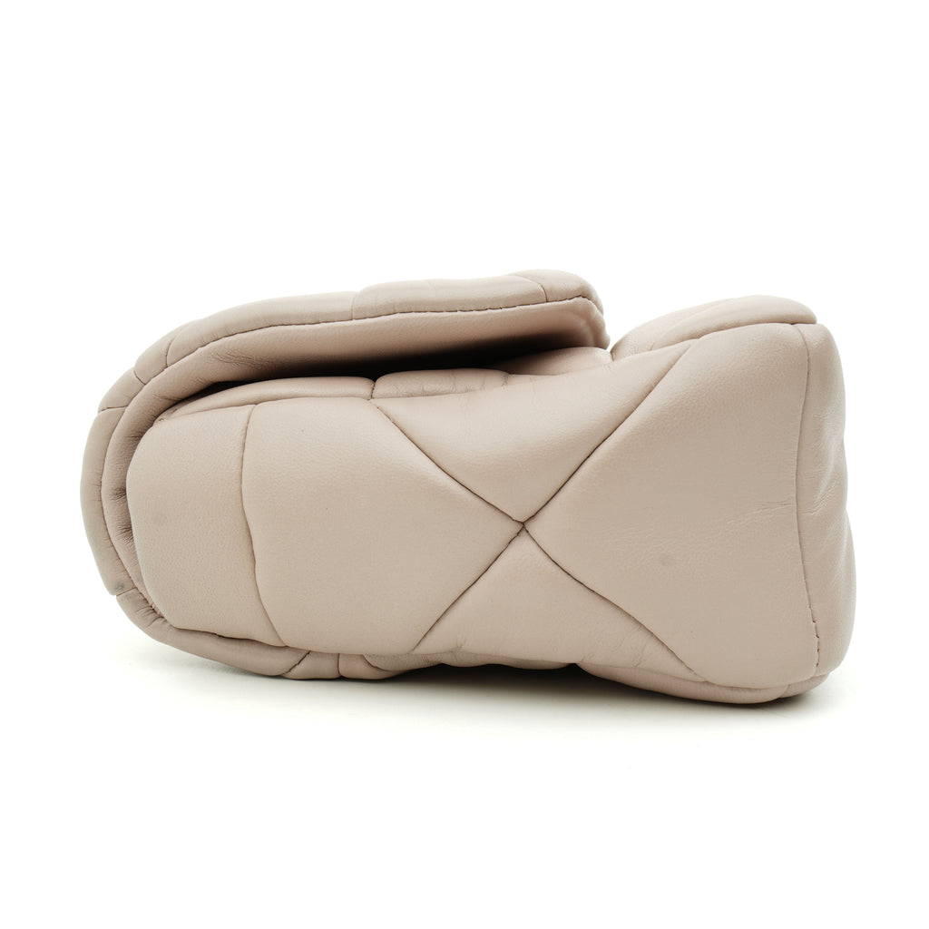 Prada Nappa Re-Nylon Triangle Quilted Patchwork Ninfea Flap