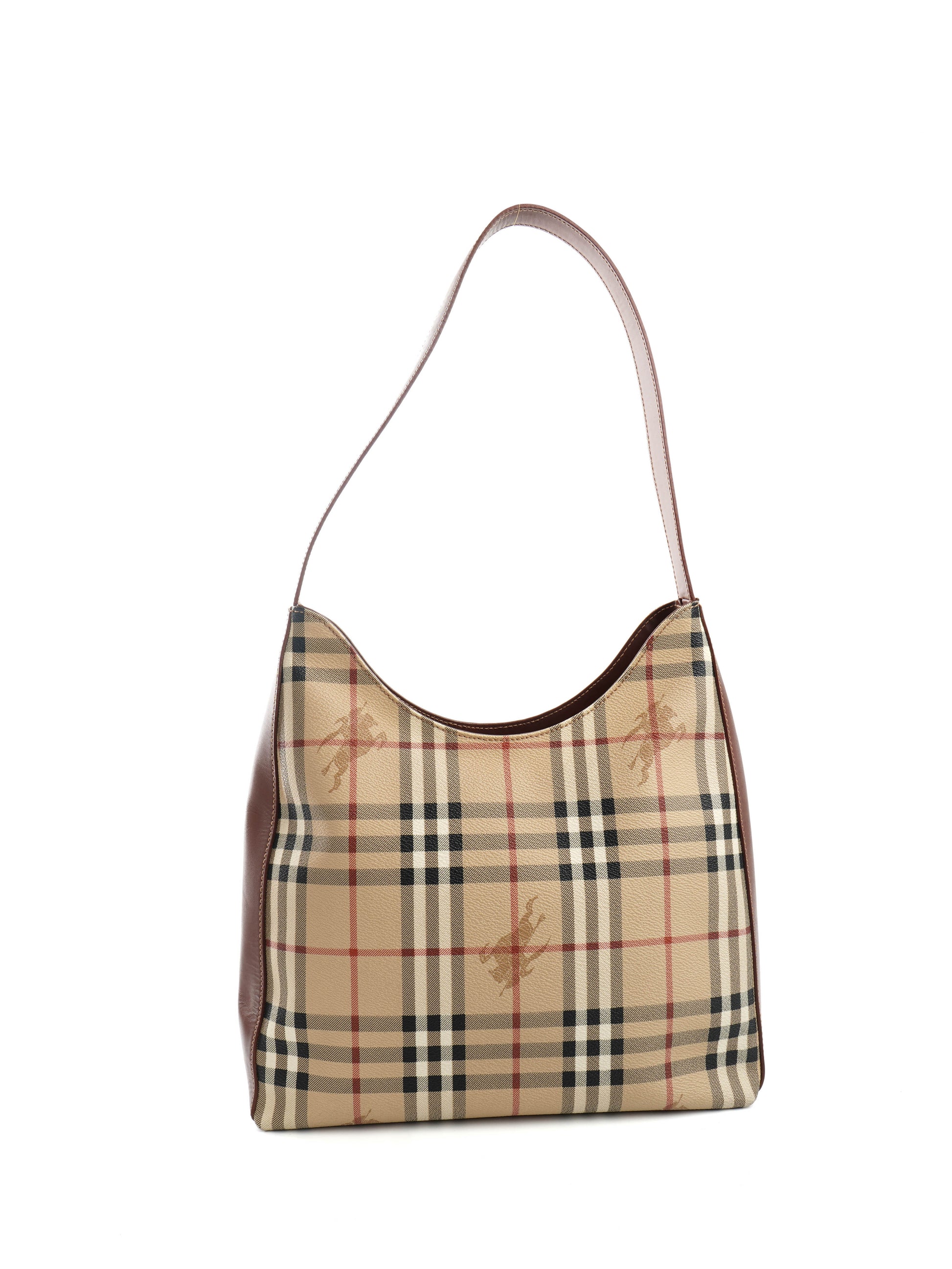 Burberry Haymarket Check Hobo