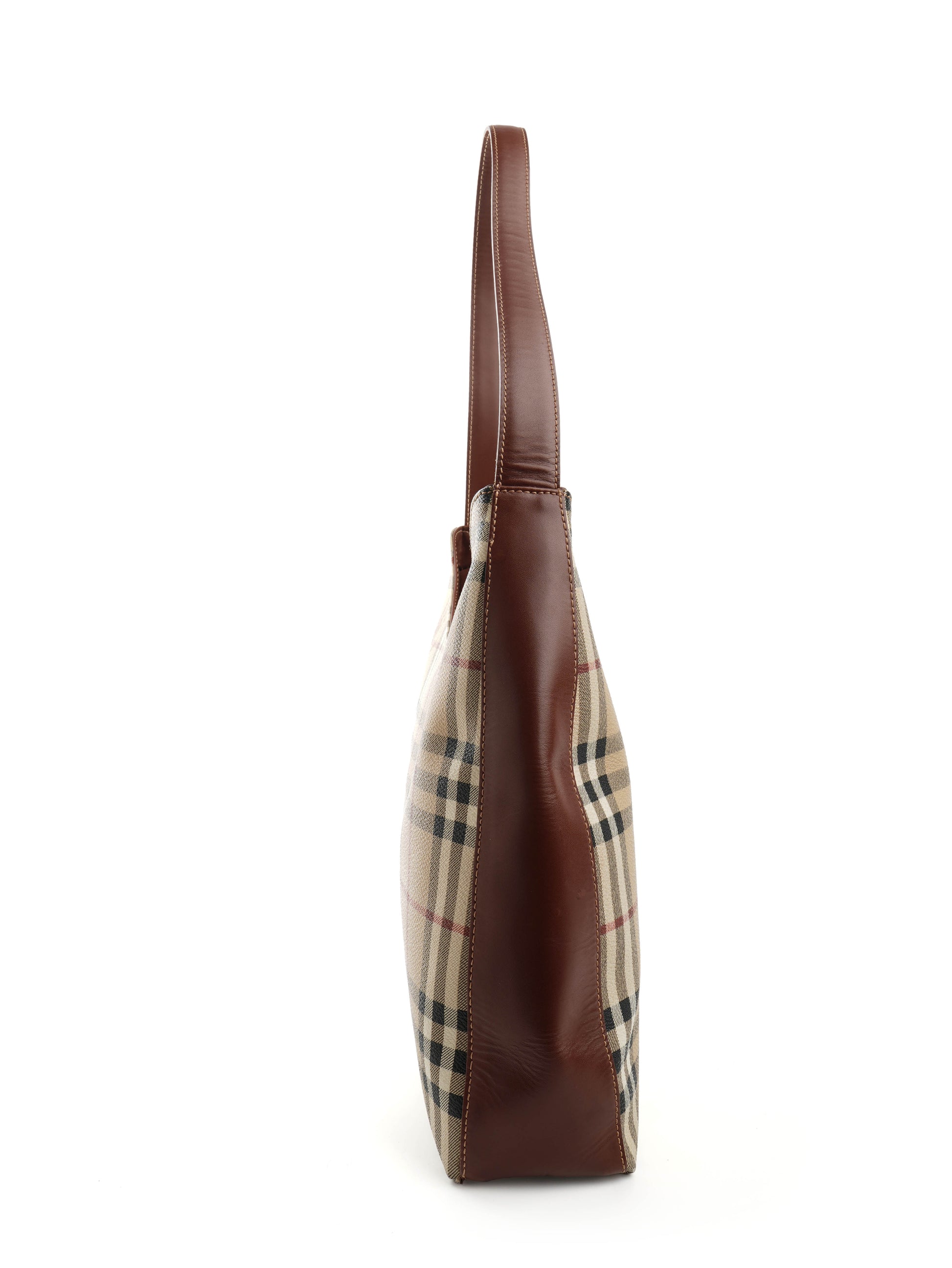 Burberry Haymarket Check Hobo