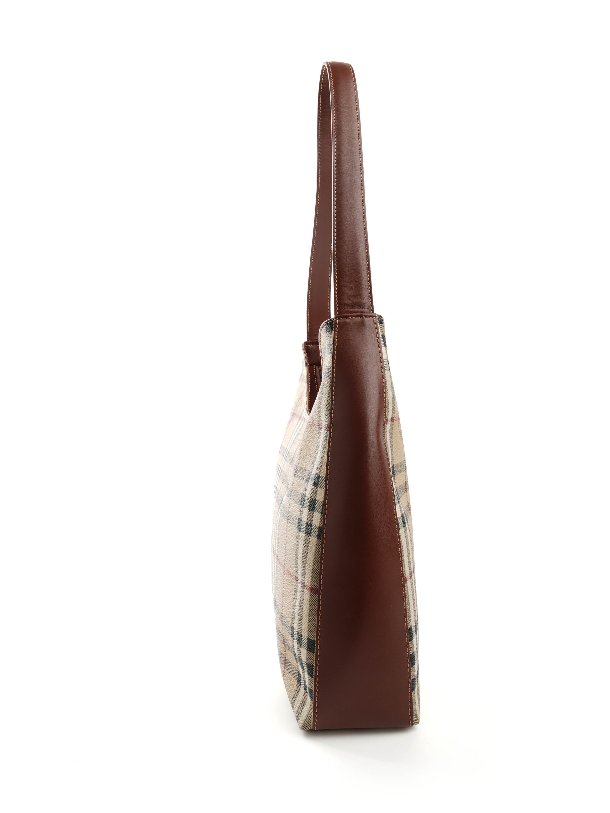 Burberry Haymarket Check Hobo