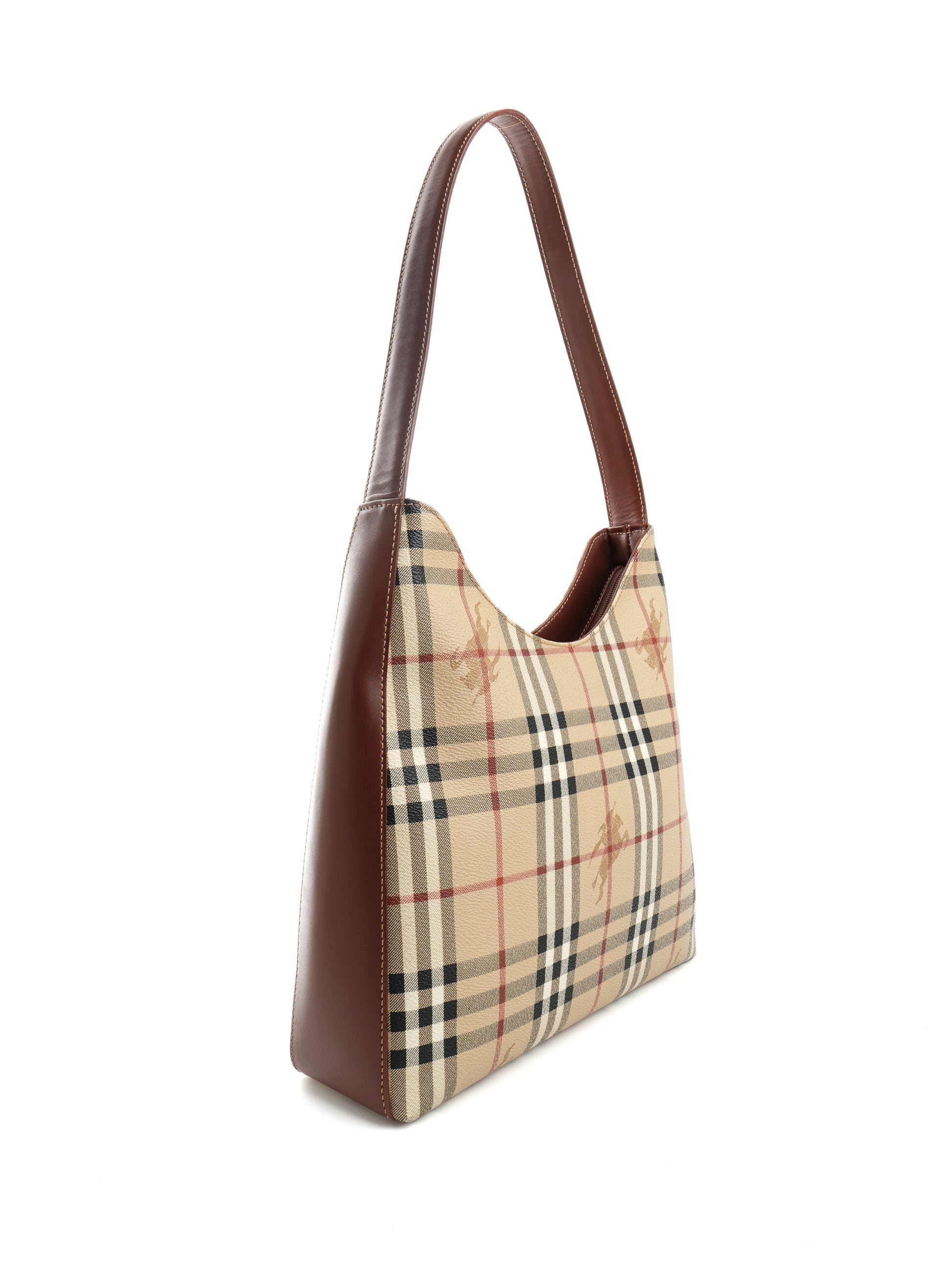 Burberry Haymarket Check Hobo