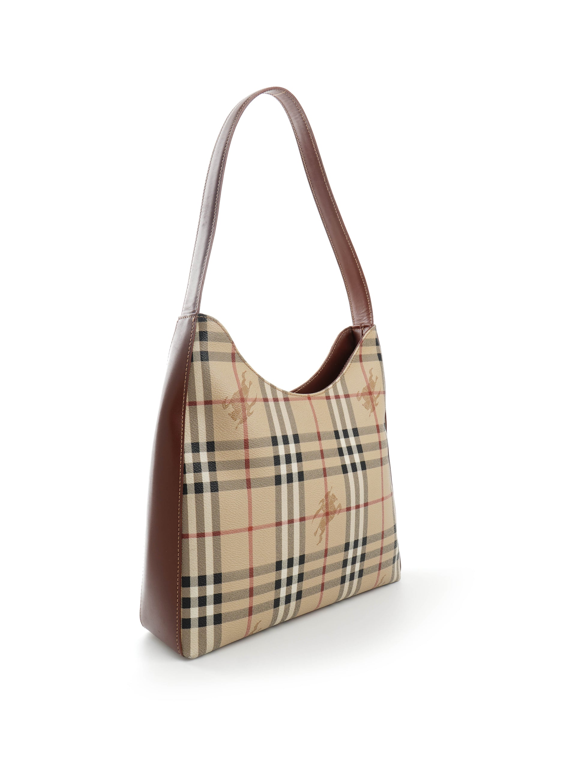Burberry Haymarket Check Hobo