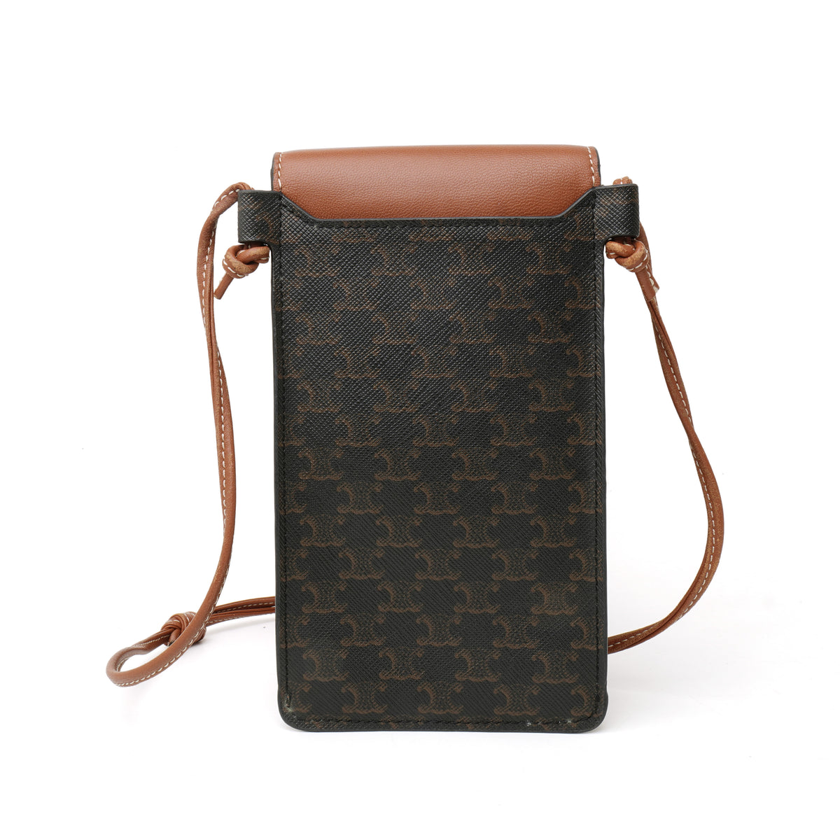 Celine Phone Pouch Triomphe Canvas