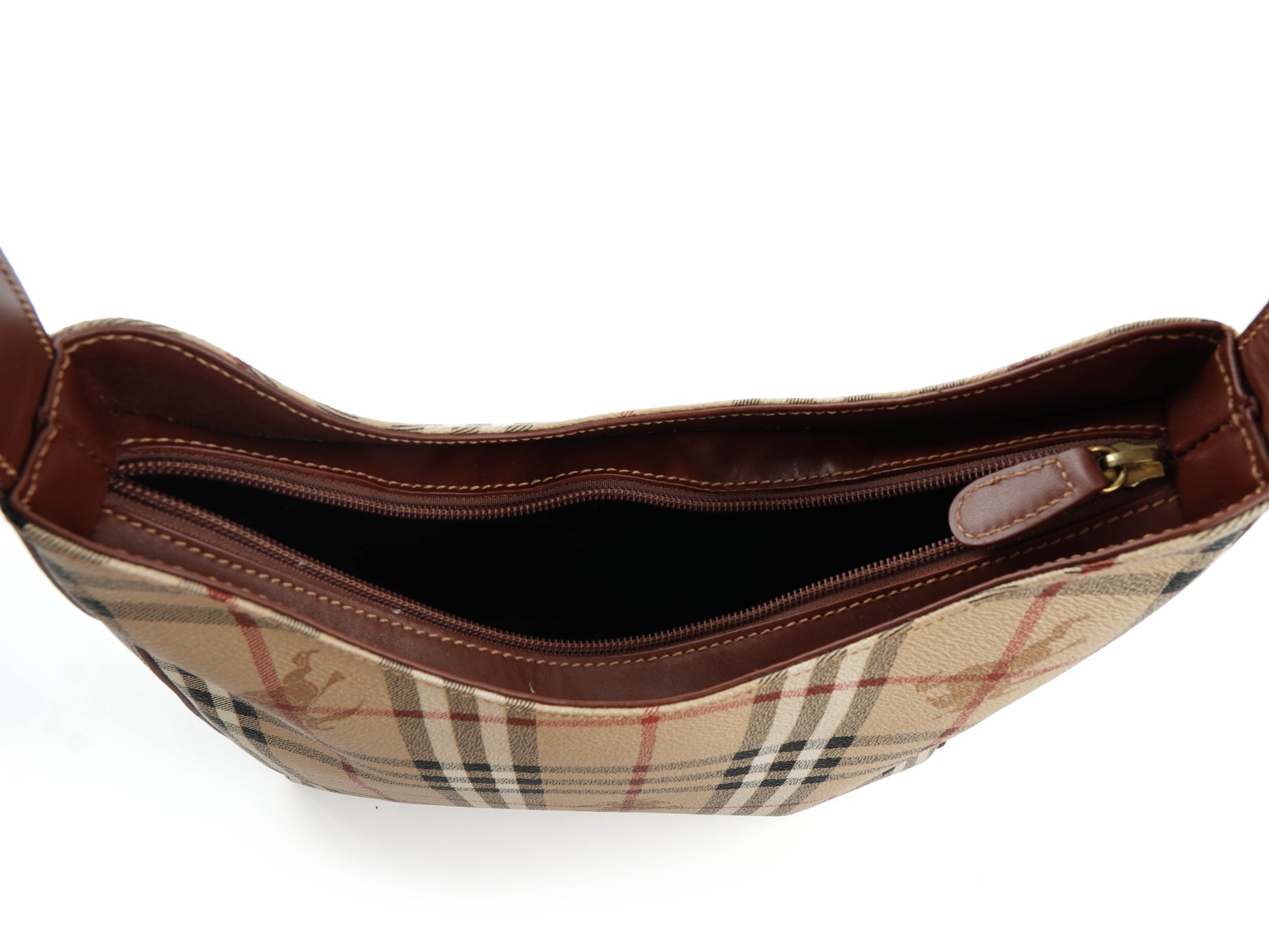 Burberry Haymarket Check Hobo