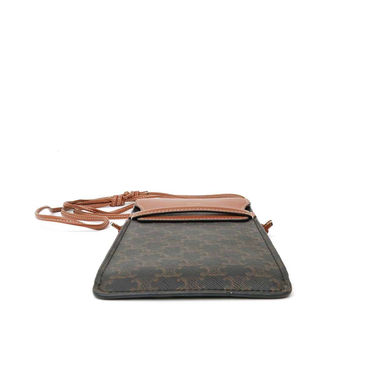 Celine Phone Pouch Triomphe Canvas