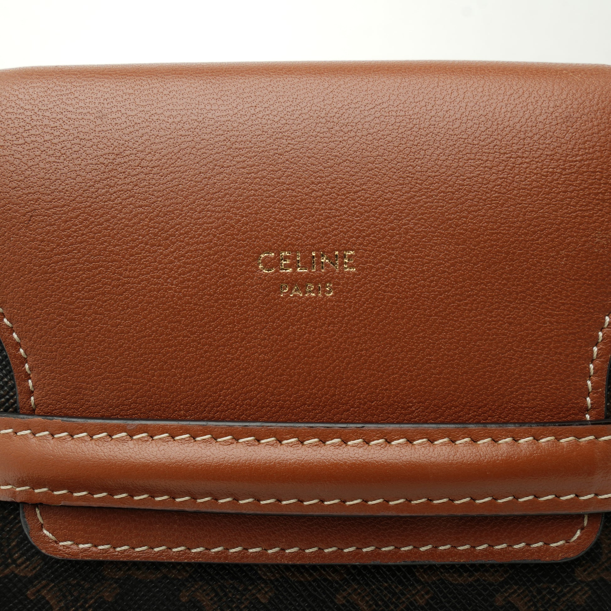 Celine Phone Pouch Triomphe Canvas