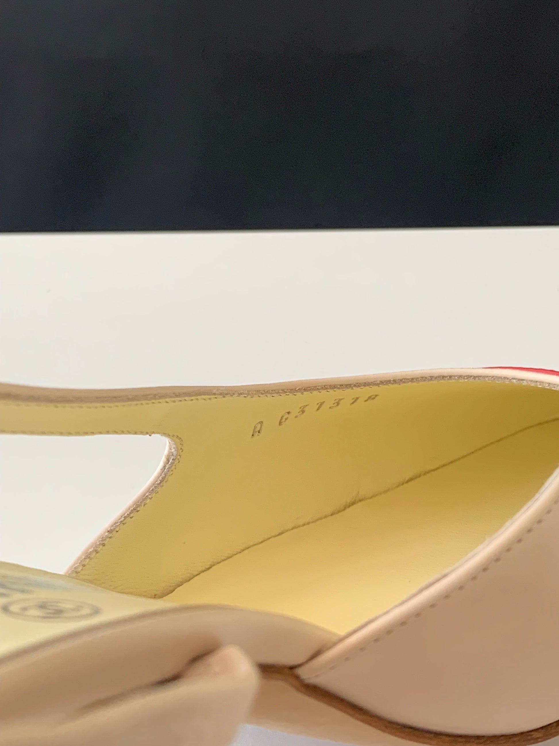 Chanel Cap Toe Slingback Pumps 38