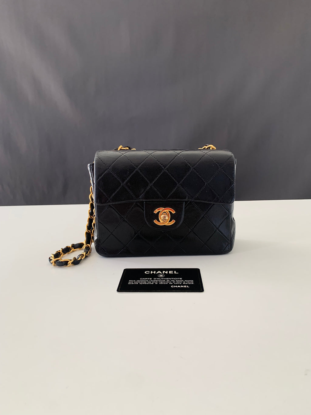 Chanel Mini Square Flap Lambskin