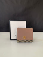 Gucci GG Supreme Monogram Medium GG Marmont Card Case