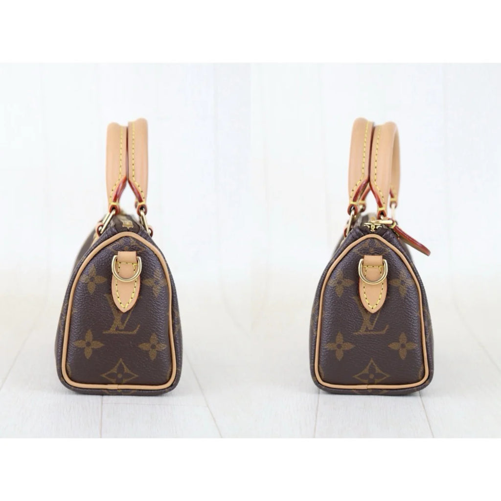 Louis Vuitton	Nano Speedy Bandouliere Monogram
