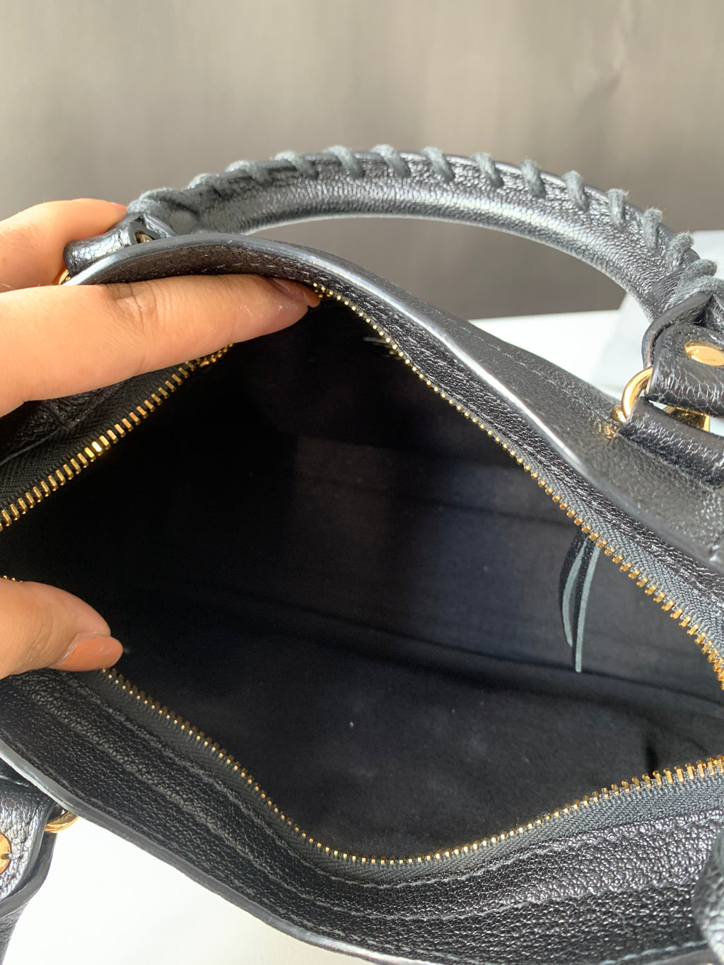 Balenciaga Mini City Metallic Edge
