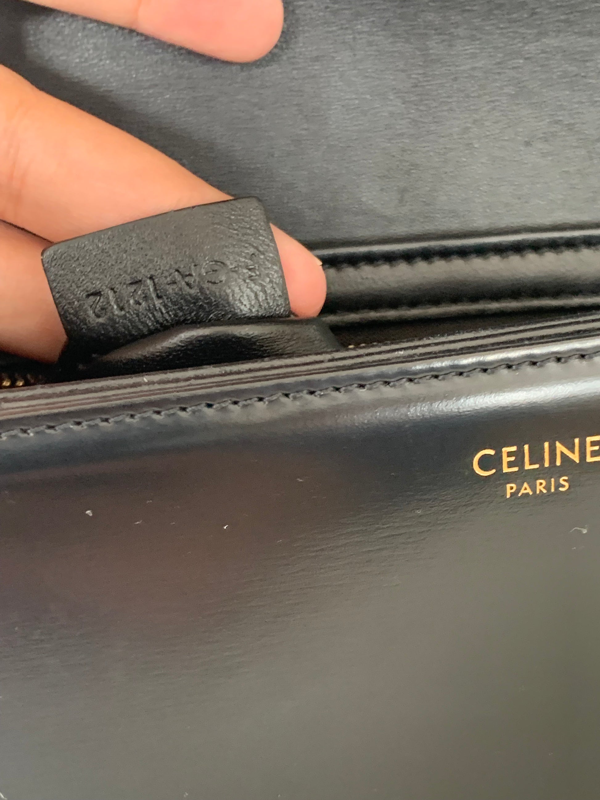 Celine Teen Triomphe Shiny Calfskin