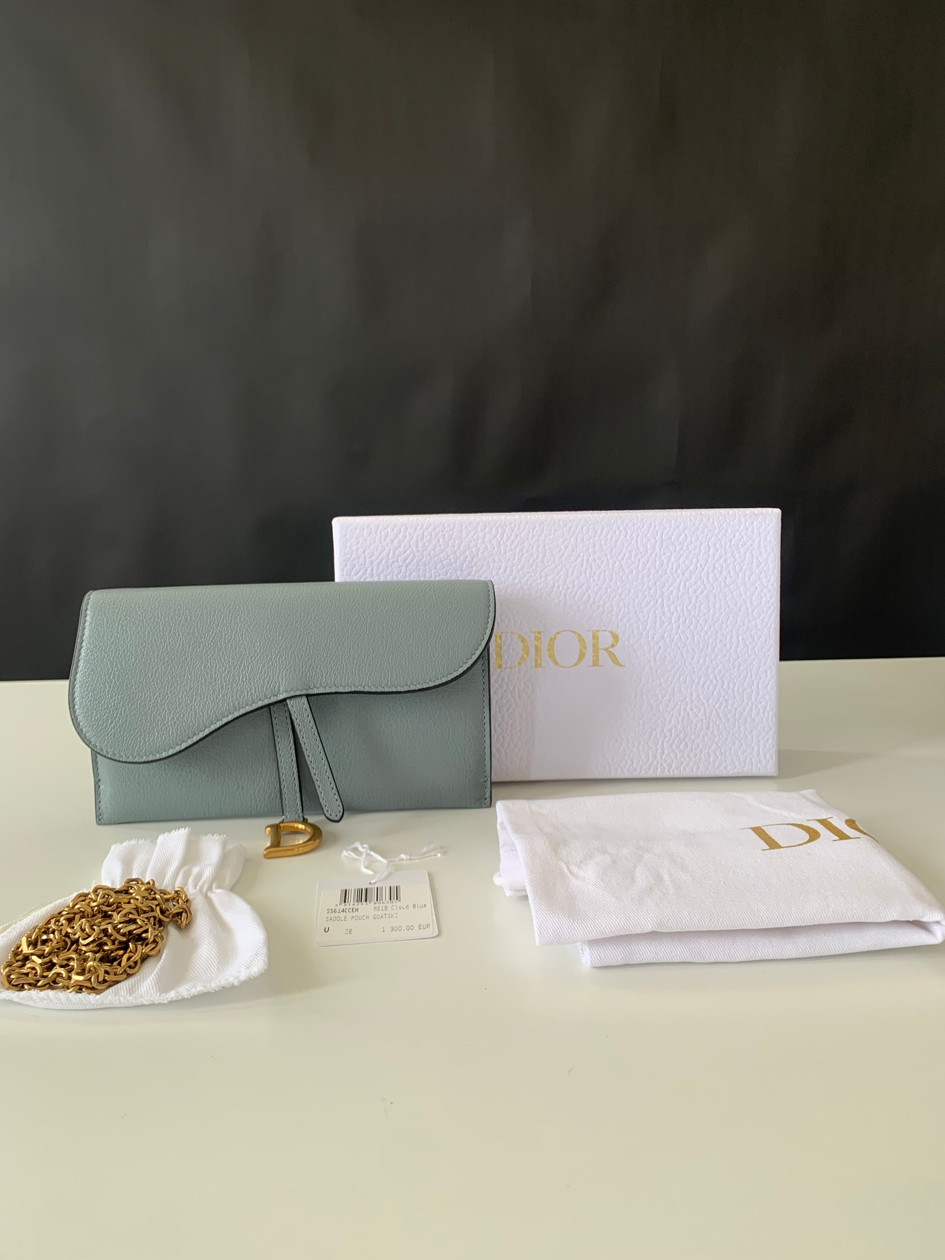 Dior Saddle Pouch Goatskin