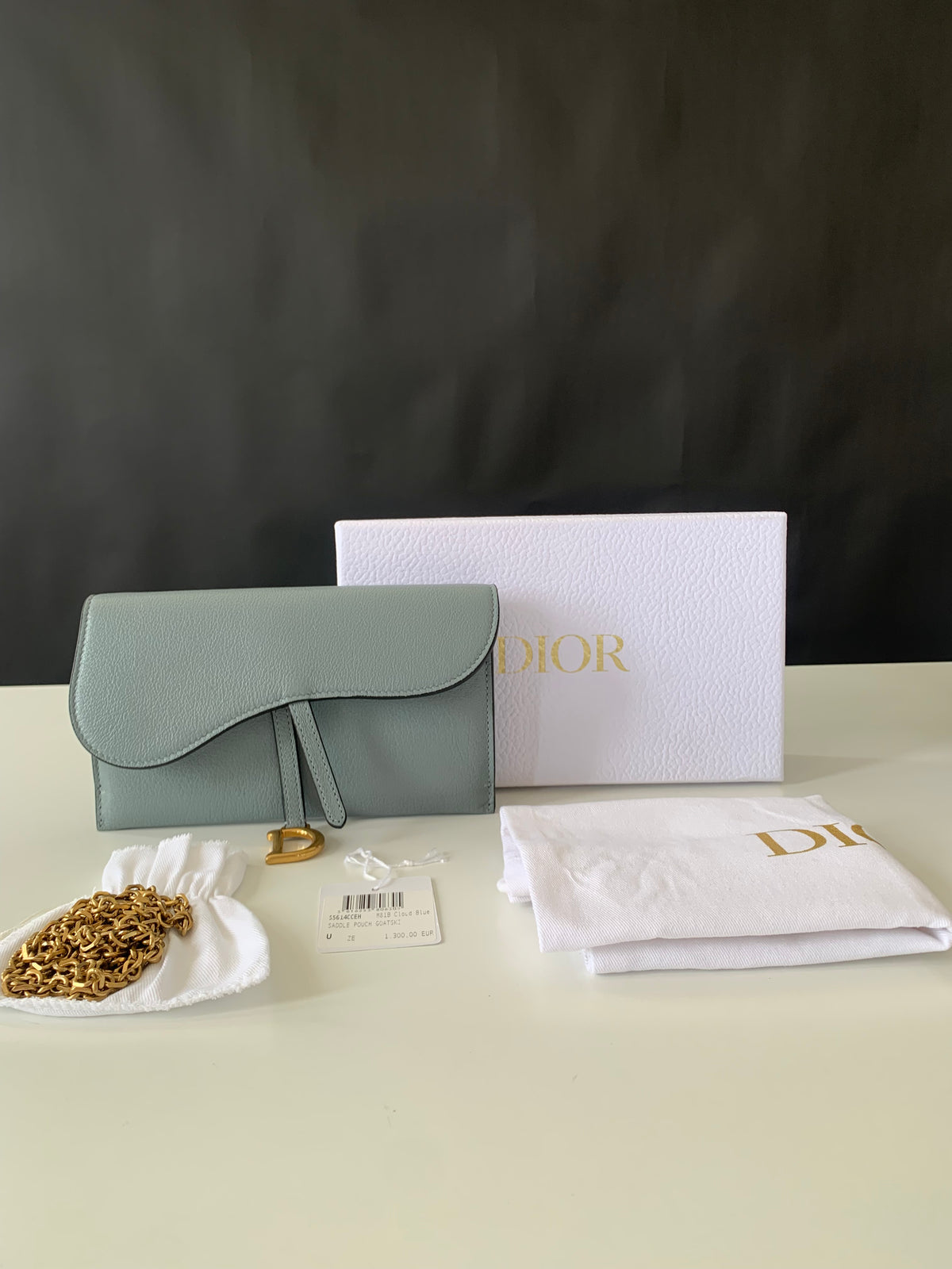 Dior Saddle Pouch Goatskin