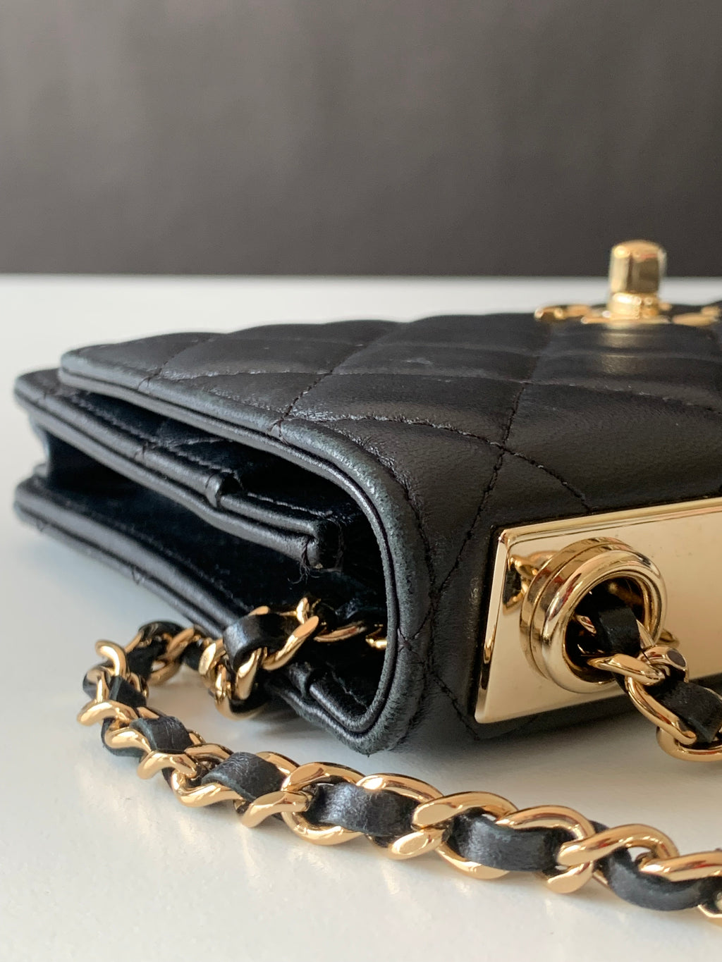 Chanel Trendy Wallet on Chain WOC Lambskin