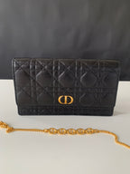 Dior Caro Pouch with Chain