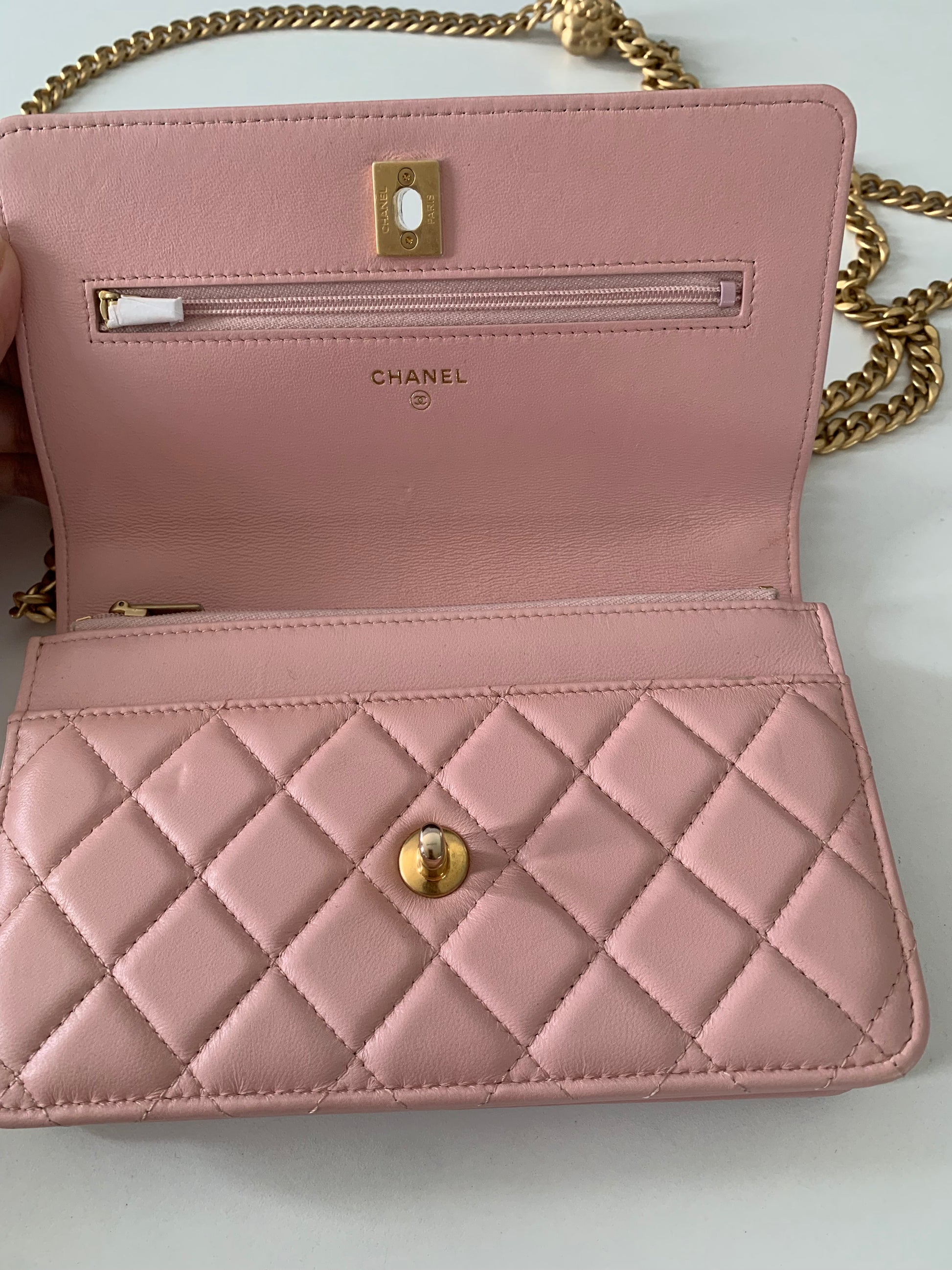 Chanel Sweet Camellia Wallet on Chain