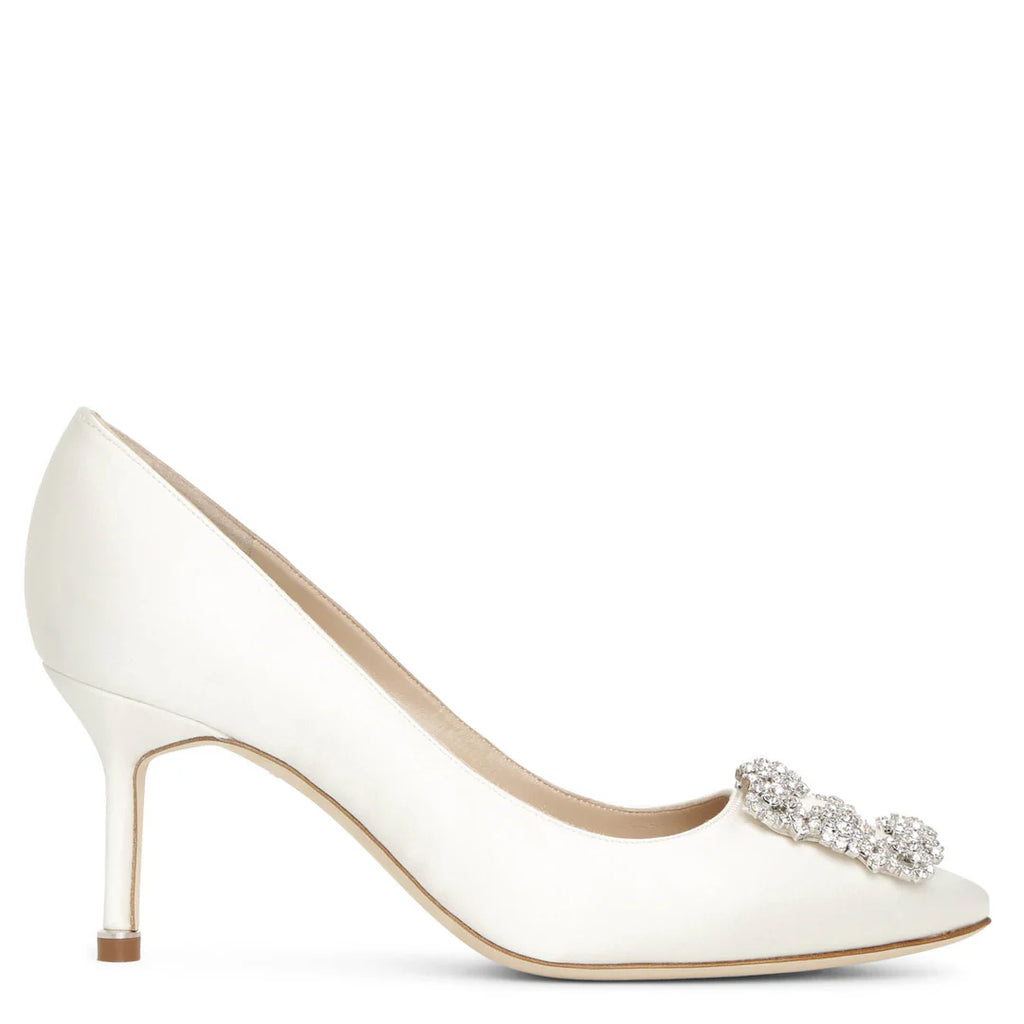 Manolo Blahnik Hangisi Satin Pumps 70 38