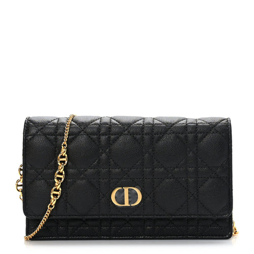 Dior Caro Pouch with Chain