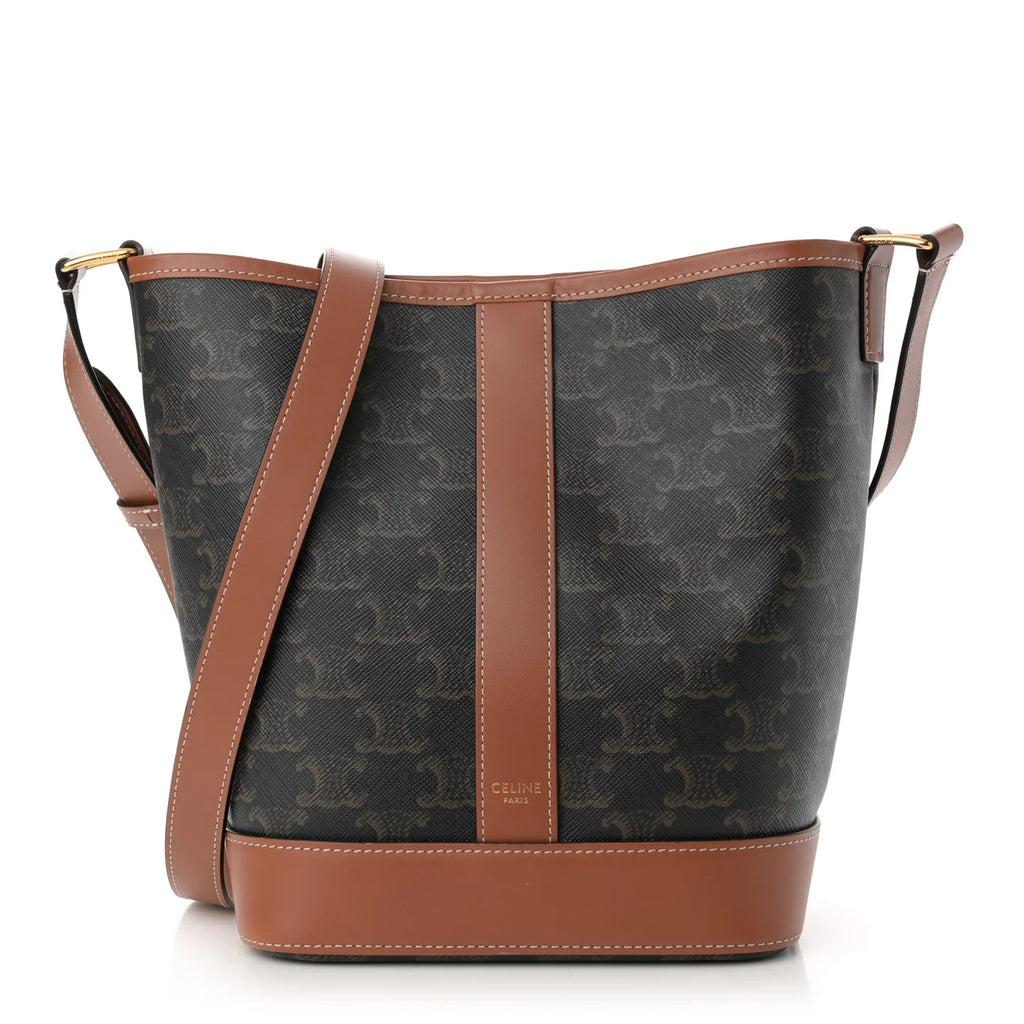 Celine Triomphe Bucket Bag Small