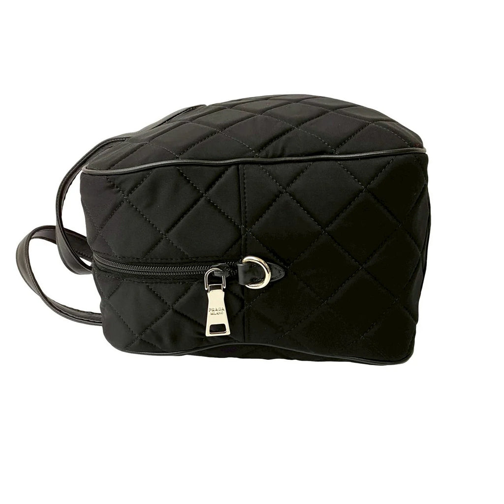 Prada Nylon Quilted Boston Bag