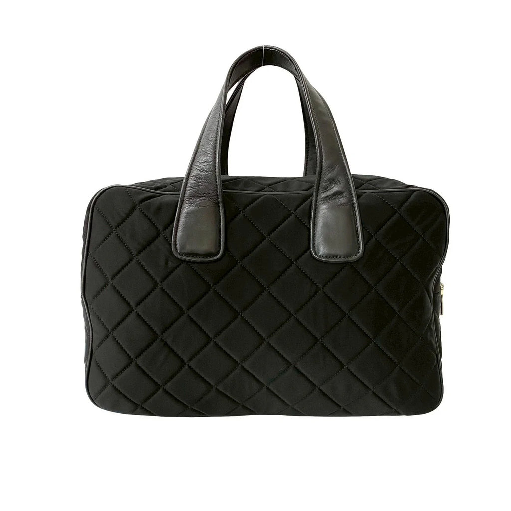 Prada Nylon Quilted Boston Bag