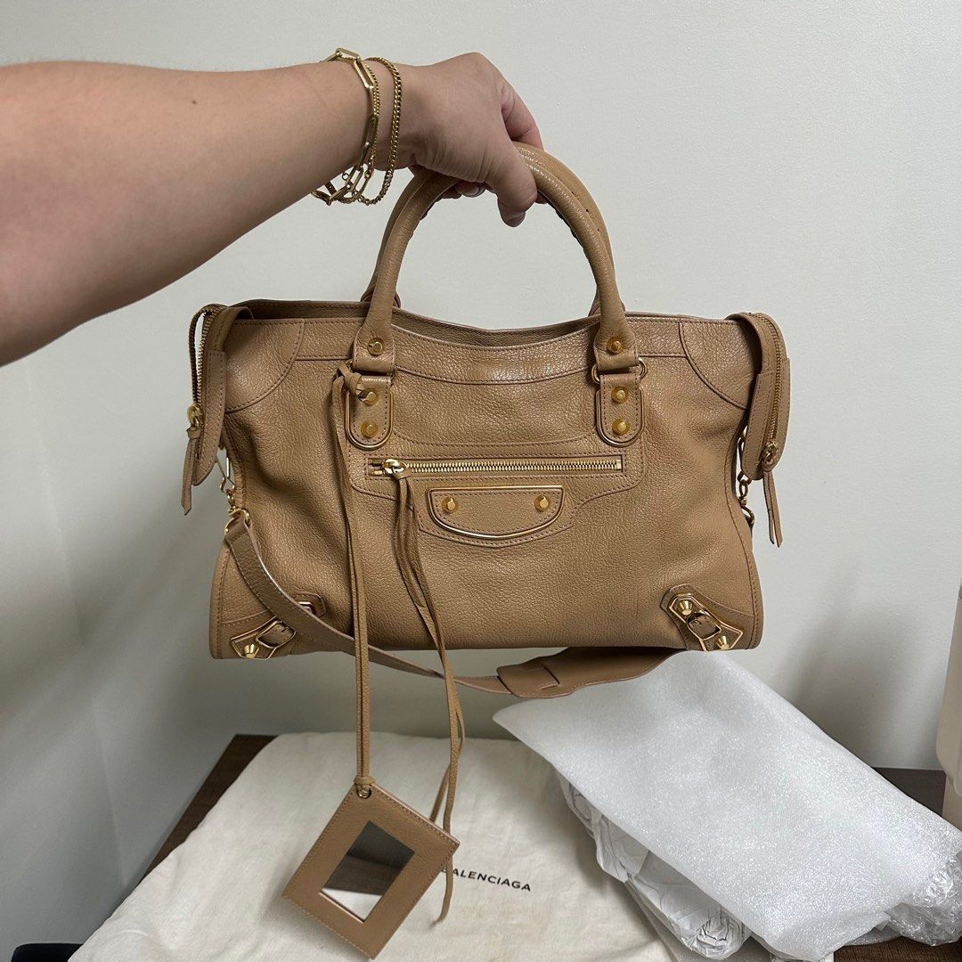 Balenciaga Medium City Metallic Edge