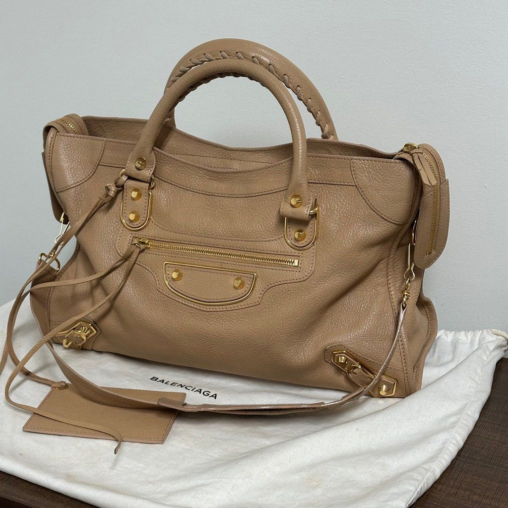 Balenciaga Medium City Metallic Edge