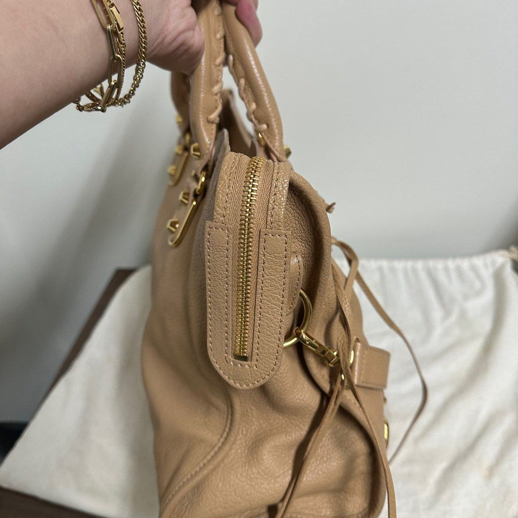 Balenciaga Medium City Metallic Edge