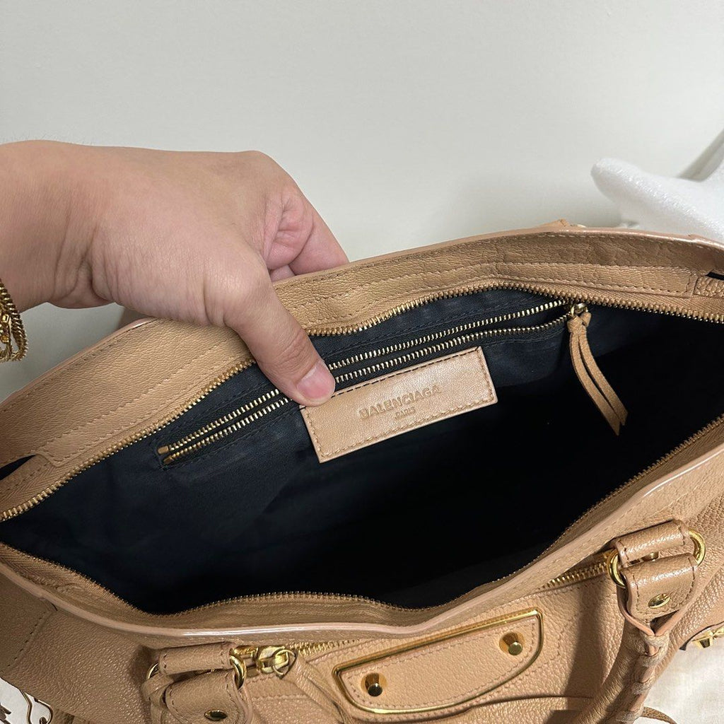 Balenciaga Medium City Metallic Edge