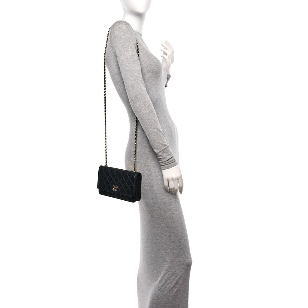 Chanel Trendy Wallet on Chain WOC Lambskin