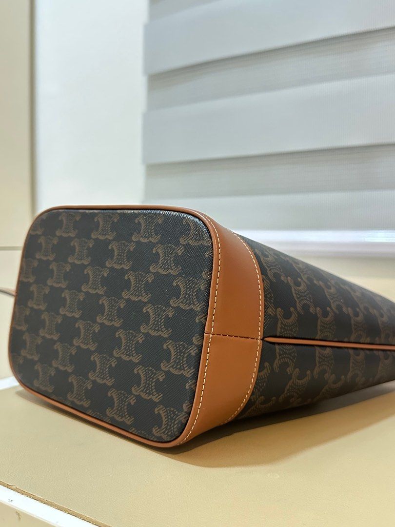 Celine Triomphe Bucket Bag Small