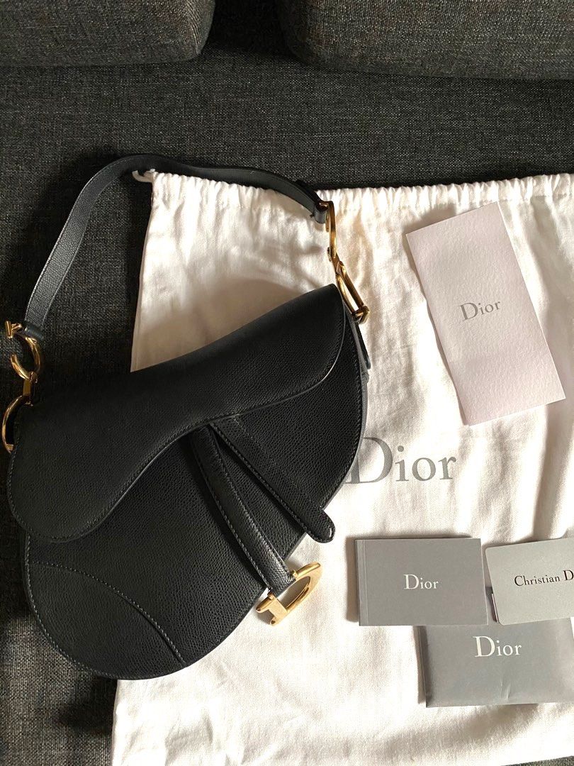 Dior Saddle Grained Calfskin