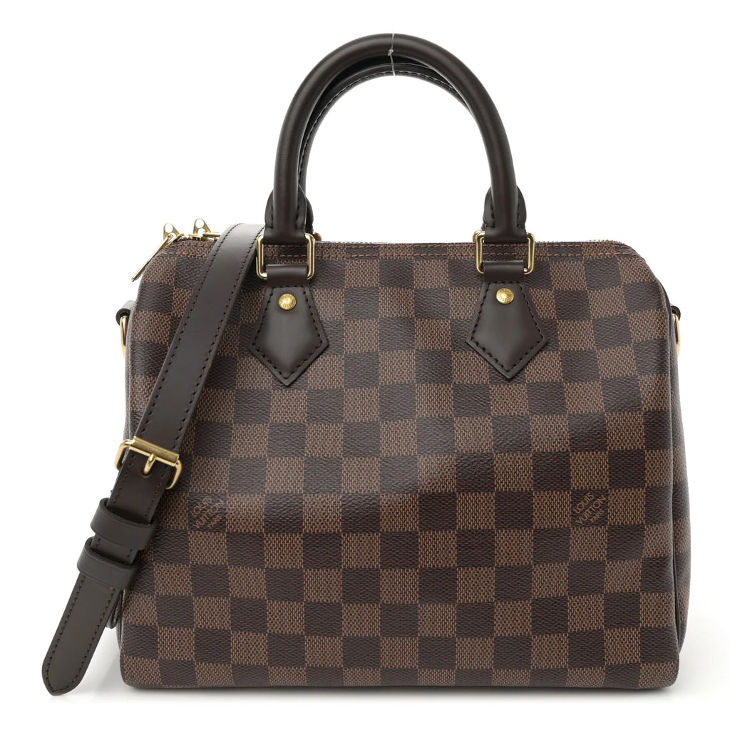 Louis Vuitton Speedy 25 Bandouliere Damier Ebene