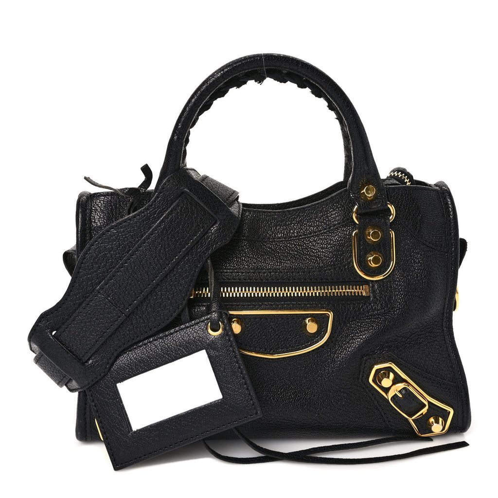 Balenciaga Mini City Metallic Edge