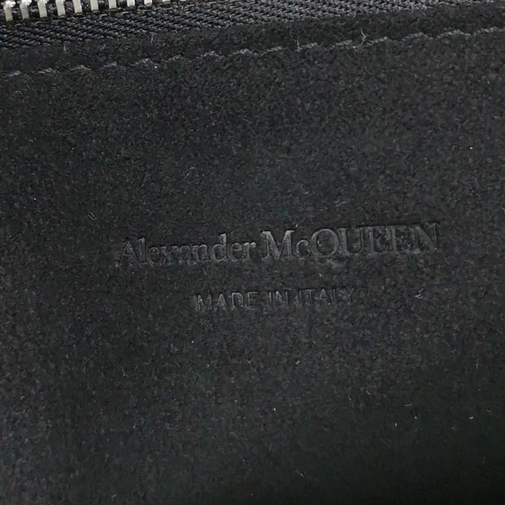 Alexander Mcqueen Skull Clutch Silver