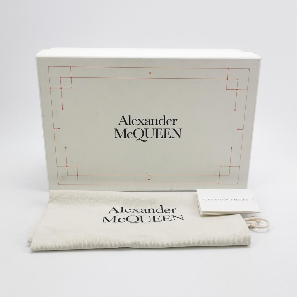 Alexander Mcqueen Skull Clutch Silver