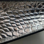 Alexander Mcqueen Skull Clutch Silver
