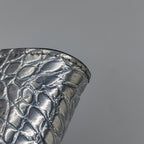 Alexander Mcqueen Skull Clutch Silver