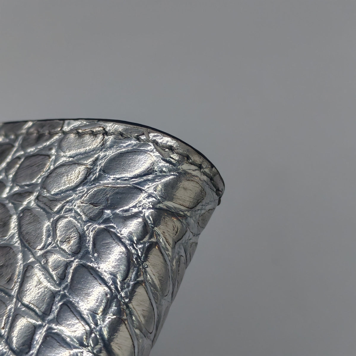 Alexander Mcqueen Skull Clutch Silver